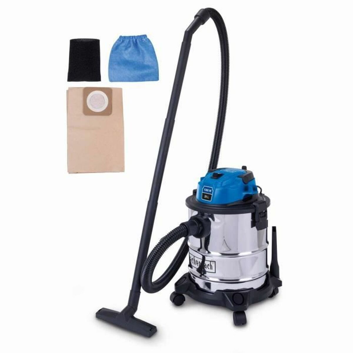 Wet and dry vacuum cleaner Scheppach 1300 W 20 kPa 20 L